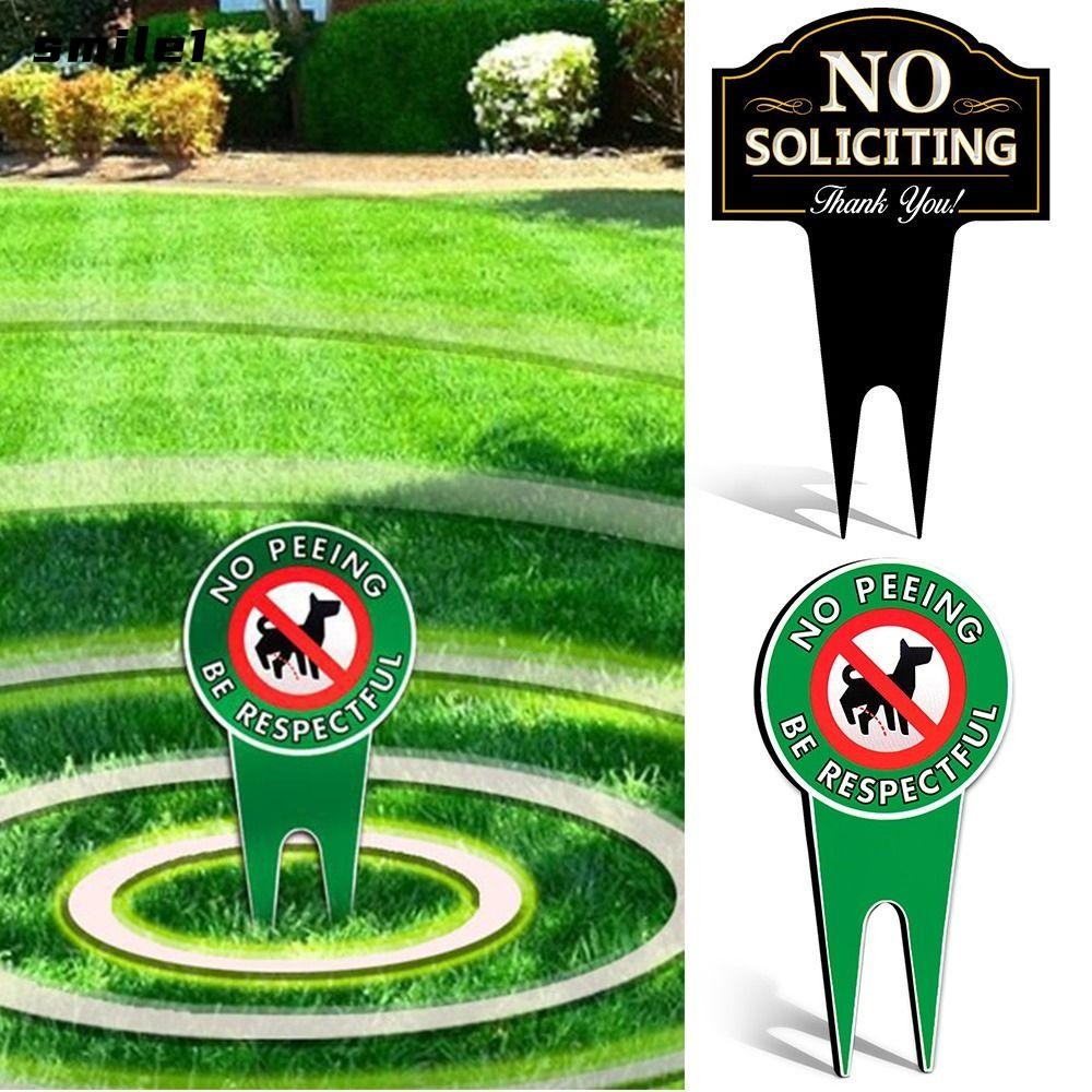 SMILE Please Pick Up After Your Dog, Wood Garden Ornament No Pooping ...