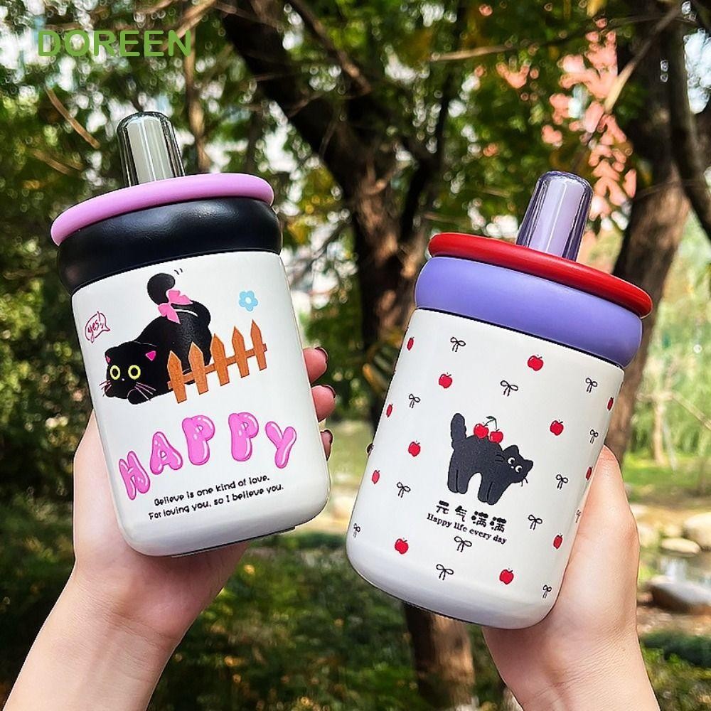 Fairy Cat Thermos Water Bottle
