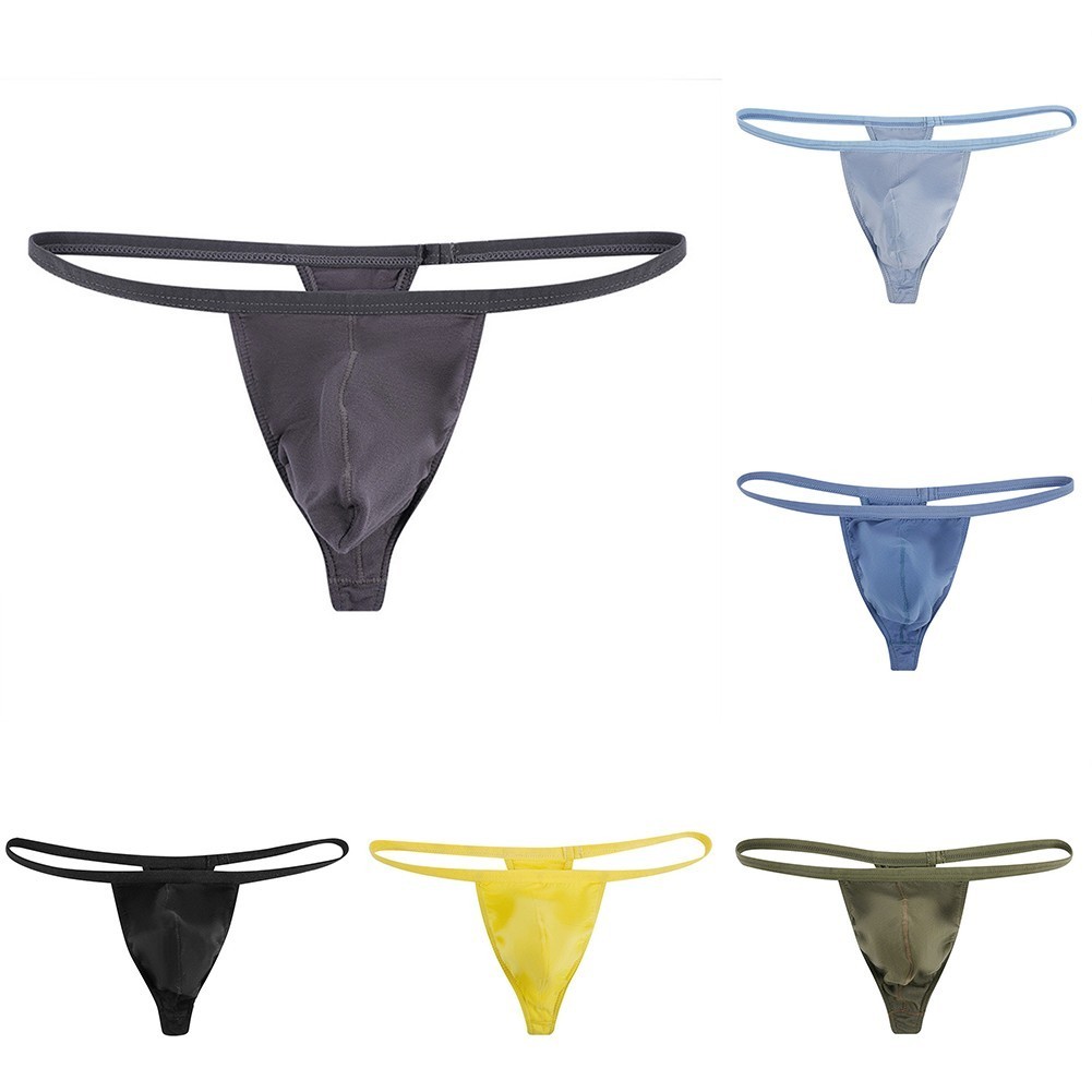 Aibc Open Front Thongs Men Underwear Penis Hole Mens G Strings Low