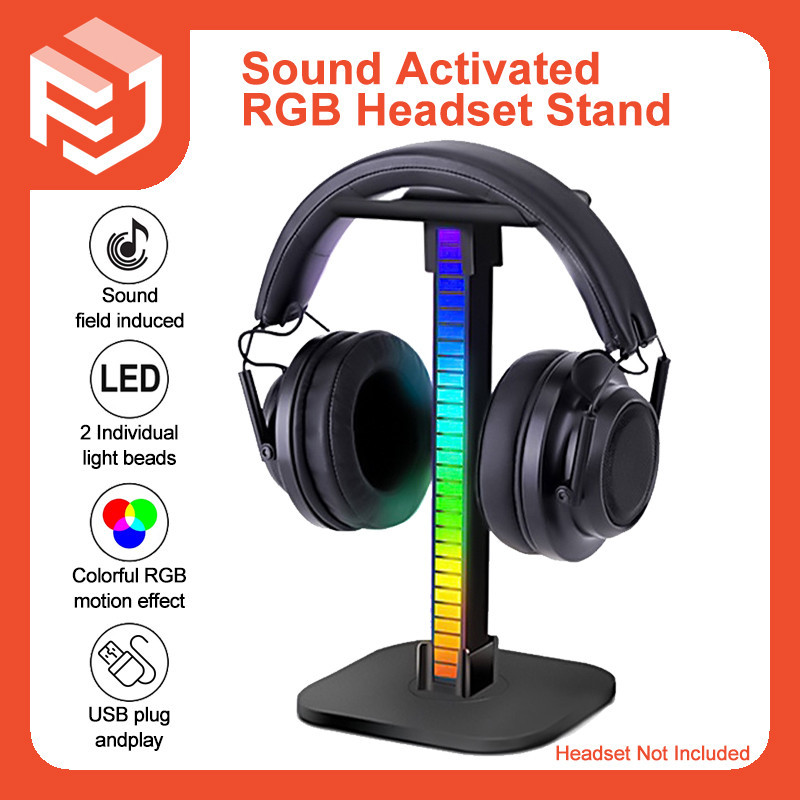 New sound pickup headphone stand RGB atmosphere light headphone stand e ...