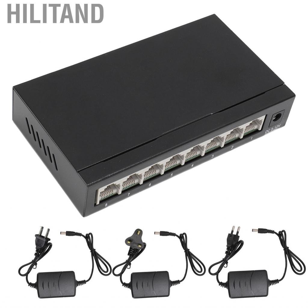 Hilitand RJ45 Network Switch Auto Negotiation Fast 8 Ports