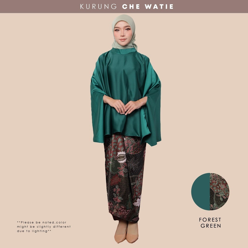 KURUNG CHE WATIE | BATIK PARIO PREMIUM| GOLDEN SILK | RAYA | Shopee ...