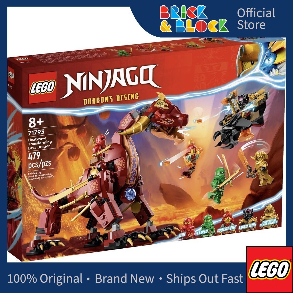 Lego ninjago lava sale