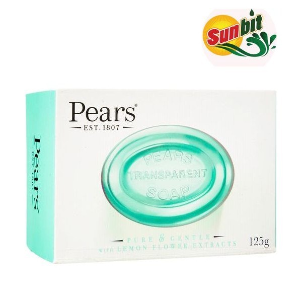 Pears Bar Soap Pure Gentle With Lemon Flower Extracts 125g Shopee
