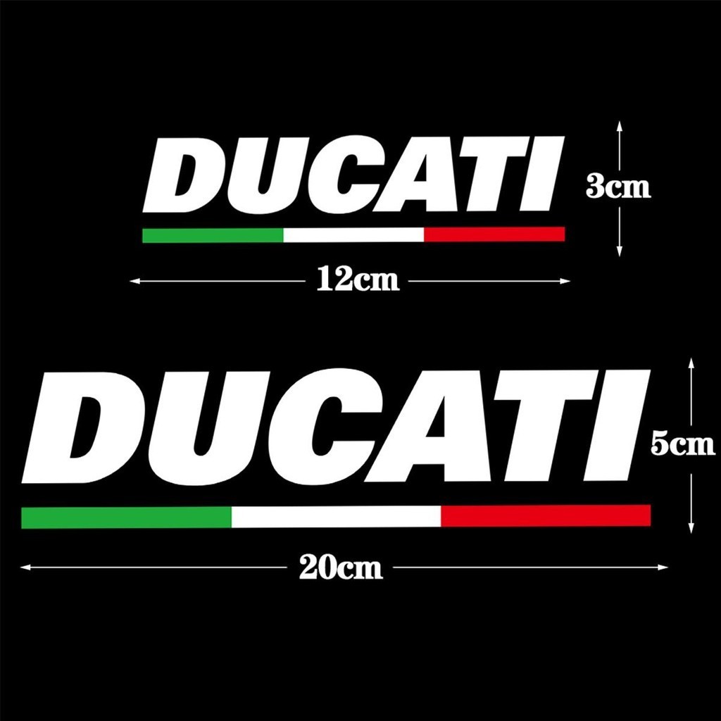 Ducati Letters Logo Stickers for DUCATI821/1199 Logo Reflective ...