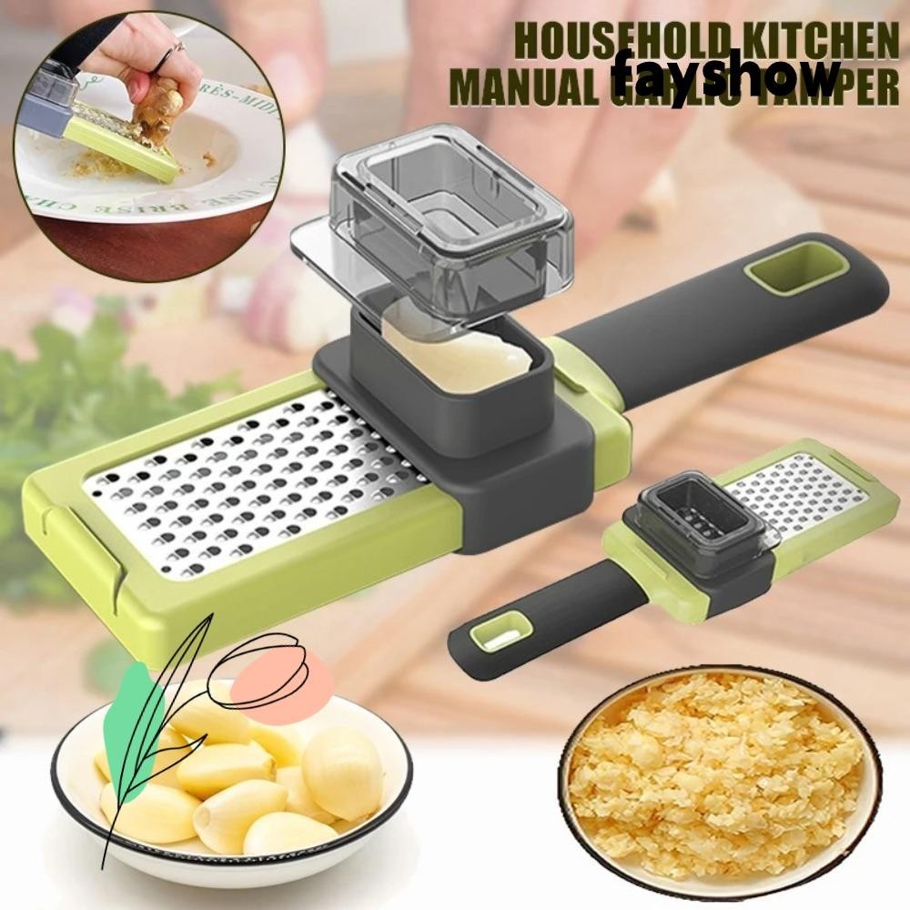 FAYSHOW Garlic Grinder, Stainless Steel Shredded Garlic Press