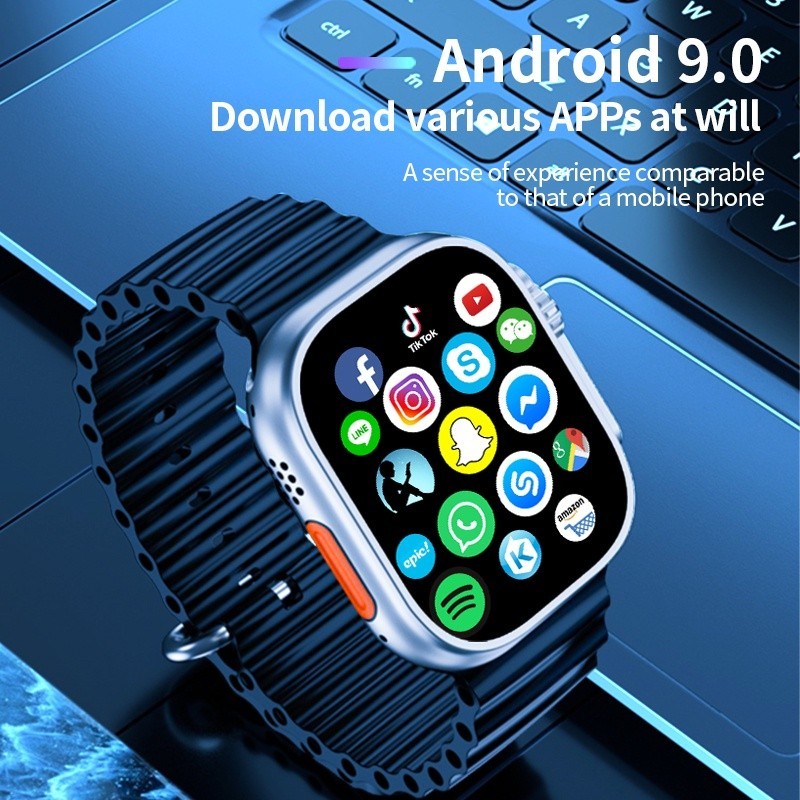【SIM card】GS29 smart watch with sim slot and wifi 4G Net 64G Rom ...