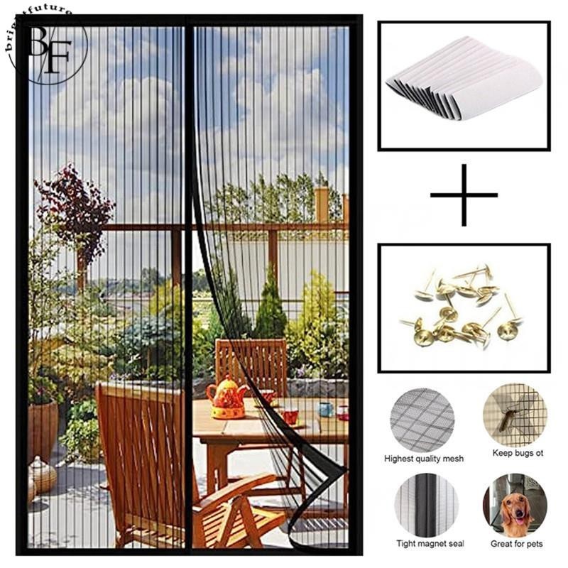 Magnetic Door Curtain Anti Mosquito Insect Net Summer Fly Screen Net ...