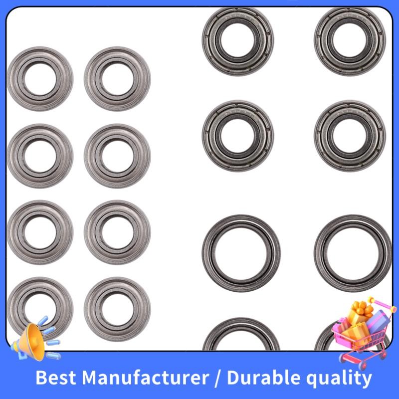 16PCS Rubber Kogellager Kit for Tamiya TT02 TT-02 TT02D TT-02D 1/10 RC Auto Upgrades Onderdelen Accessoires