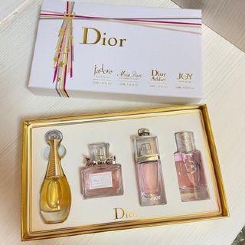 2020 Limited Edition Dior Miniature Perfume Gift 4 in1 Set 4*30ml ...