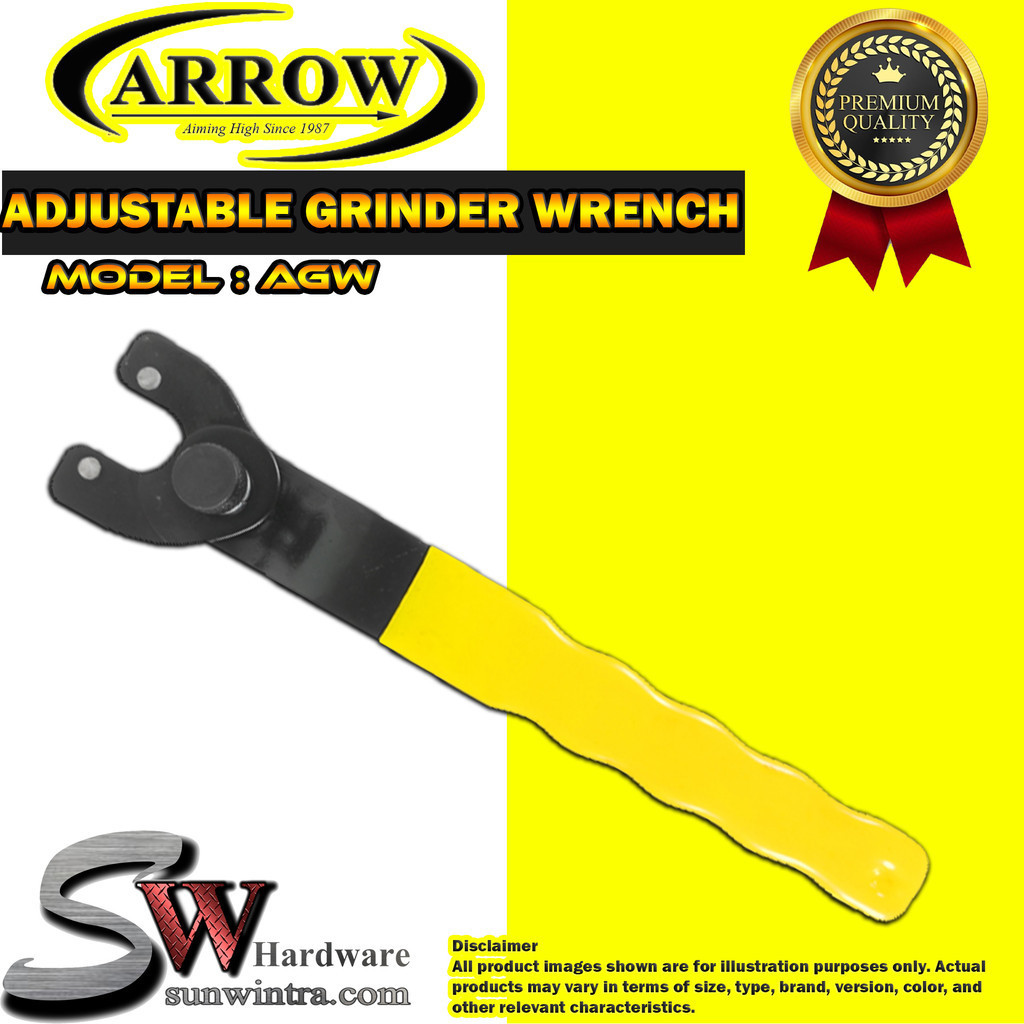 ARROW Adjustable Grinder Wrench #AGW (SUITABLE FOR ALL BRAND ANGLE ...