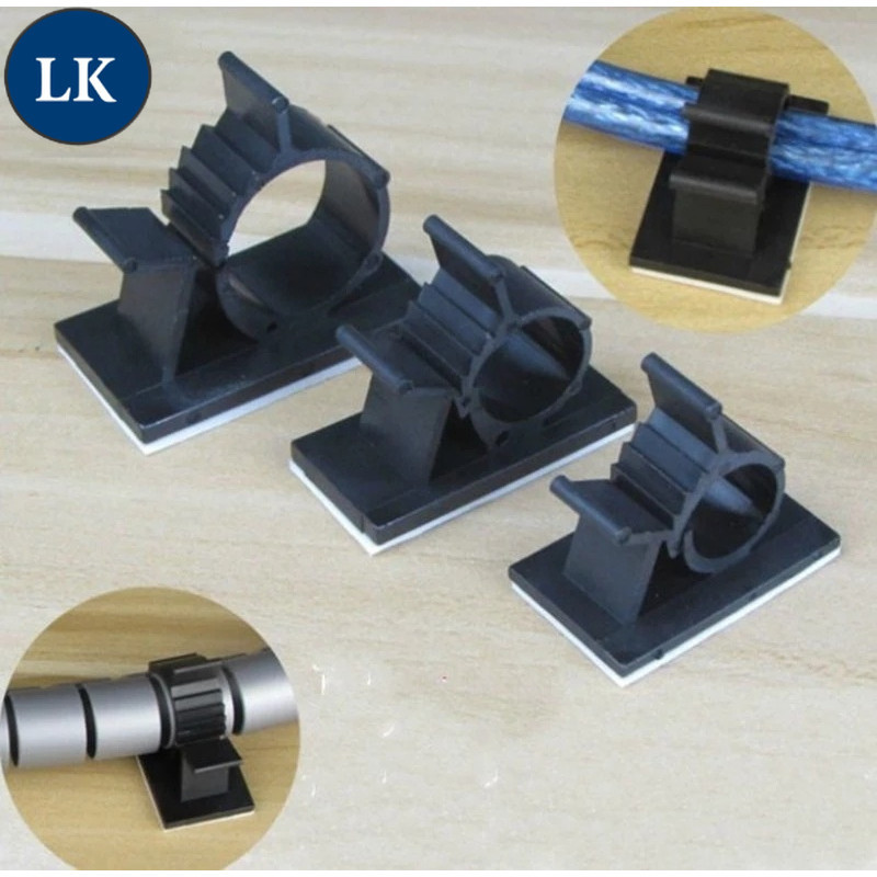 LK Wholesale Adjustable Plastic Cable Clamps / Self Adhesive Cable ...