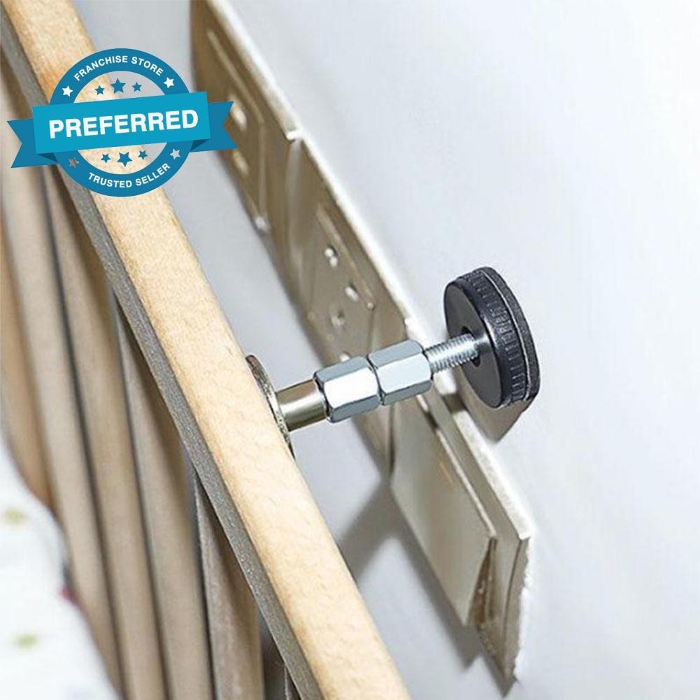 Adjustable Threaded Bed Frame AntiShake Tool Bed Headboard x 2 Stopper