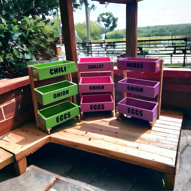 Aesthetic 3 Layer Onion Rack - Beautiful Color Choices for a Tidyer ...