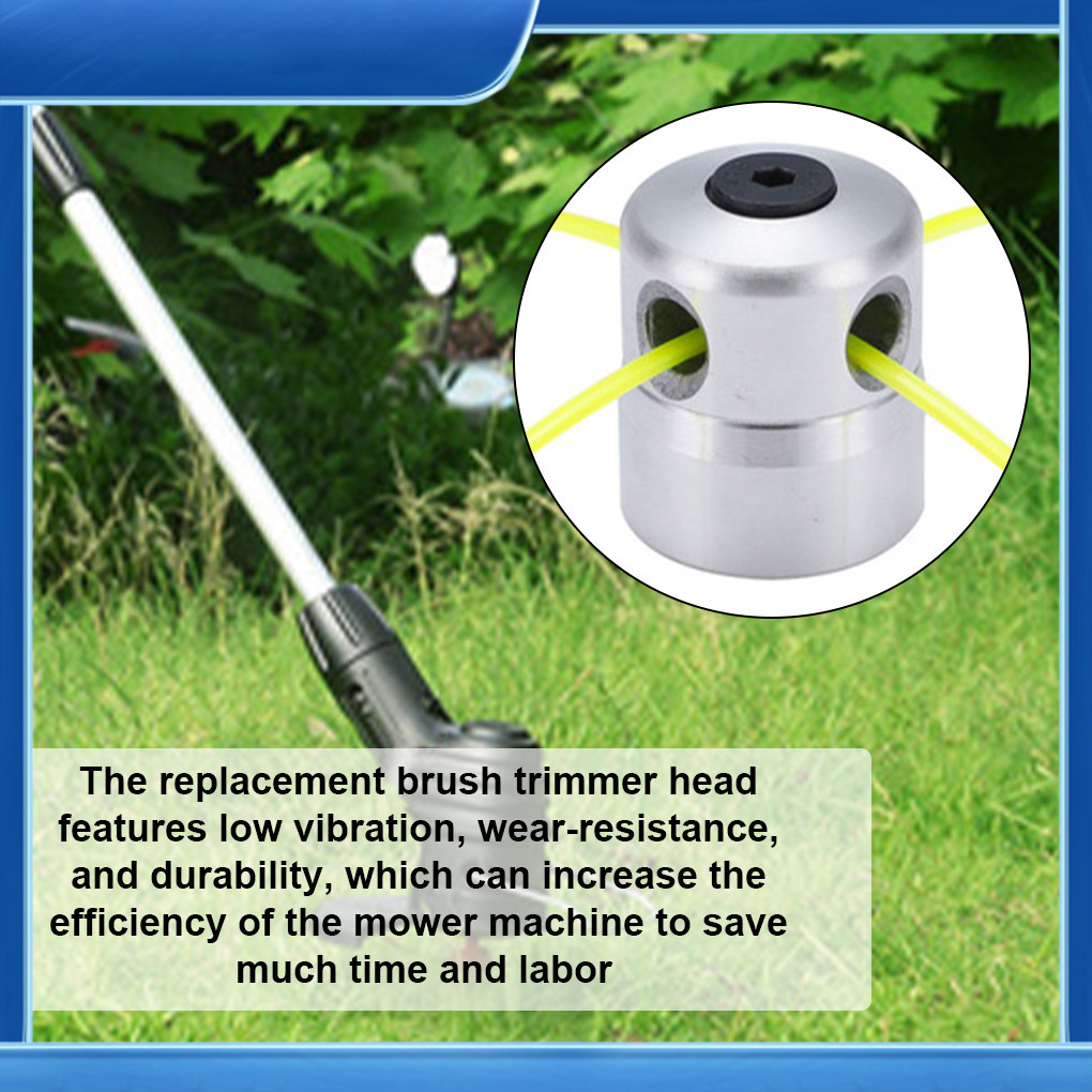 1/2 Universal Alloy Line Trimmer Head Whipper Snipper Brush Cutter ...