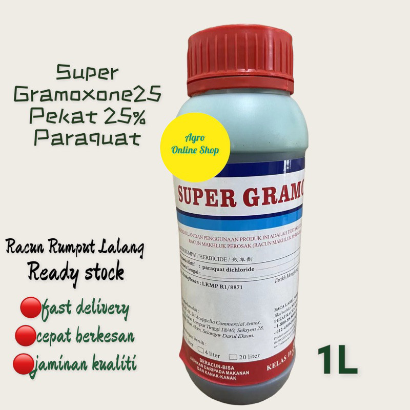 1l Racun Lalangandrumput Ready Stock Original Cepat Mati Racun Sentuh 25