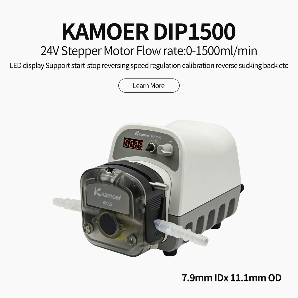 Kamoer DIP1500 Intelligent High Flow Peristaltic Pump 24V Stepper Motor ...