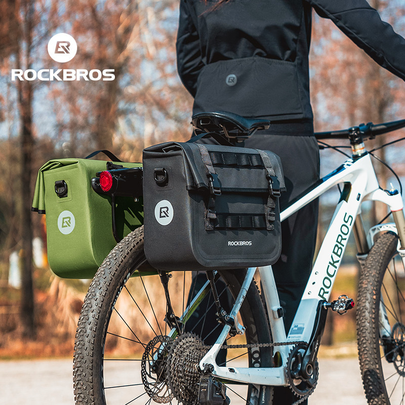 【MY Delivery】ROCKBROS Bicycle Pannier Bags Waterproof Big Capacity Long ...