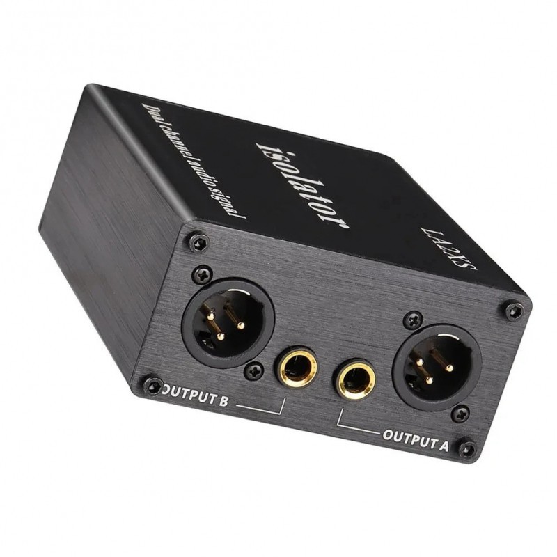 2 Channel XLR Audio Isolator Noise Filter 2 in 2 out Buzzing ...