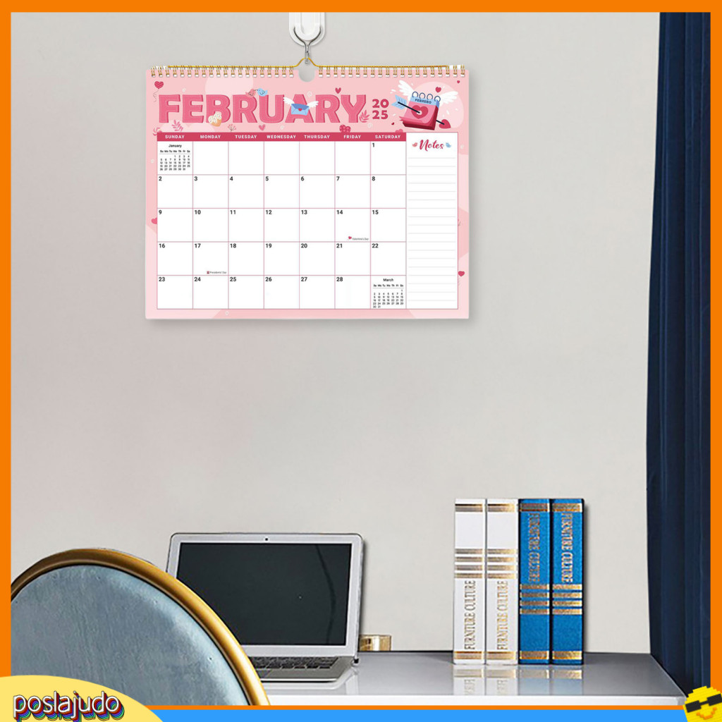 [poslajudo] Stylish Wall Calendar Practical Wall Calendar 2025-2026 ...