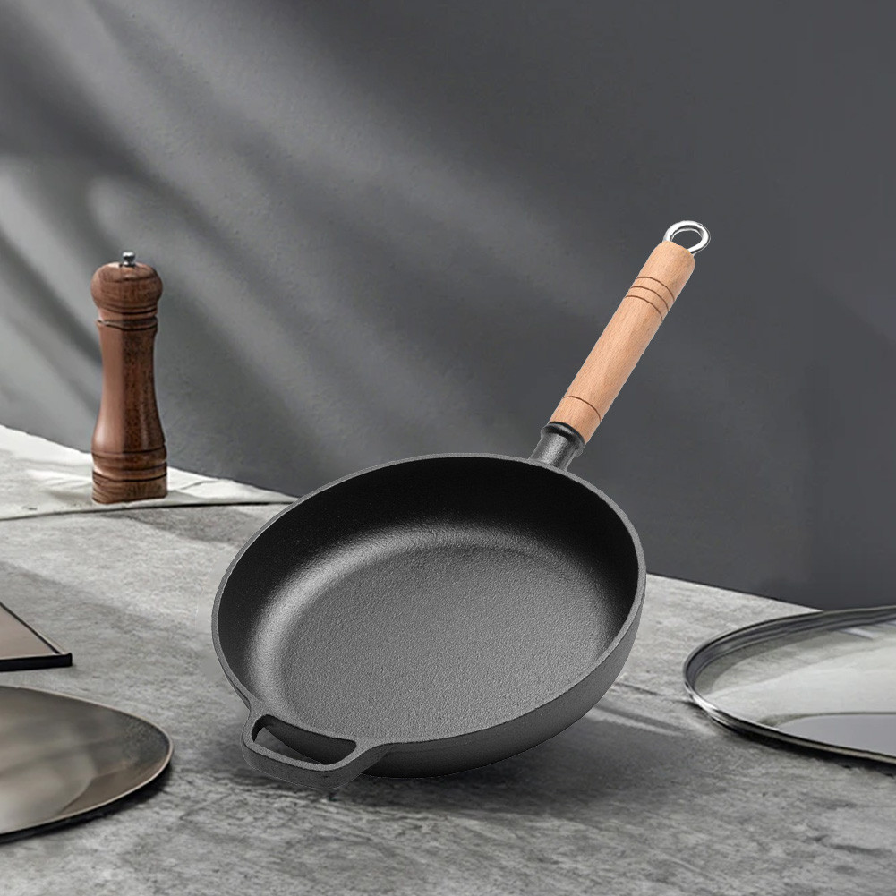 Cast Iron Mini Frying Pan 22/24/26/28cm Nonstick Pan Skillet Mini Egg ...