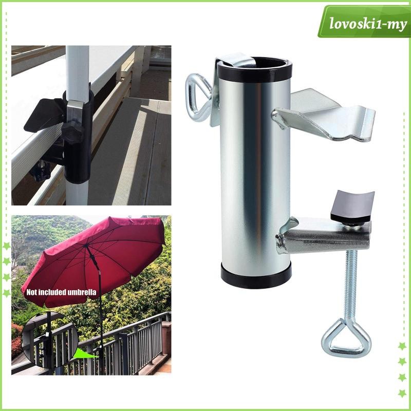 Umbrella Stand, Parasol Holder, Balcony Railing, Balcony Umbrella Clamp Parasol Decking Holder Stand For Garden Terrace Balcony Railing