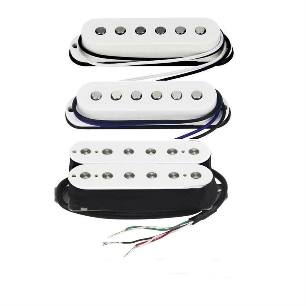 Pastillas Humbucker Alnicov Alnico 8 – Pack De 2 (cuello Y Puente), Color Negro, Imán Alnico 8, Fácil Instalación Para Guitarra Eléctrica