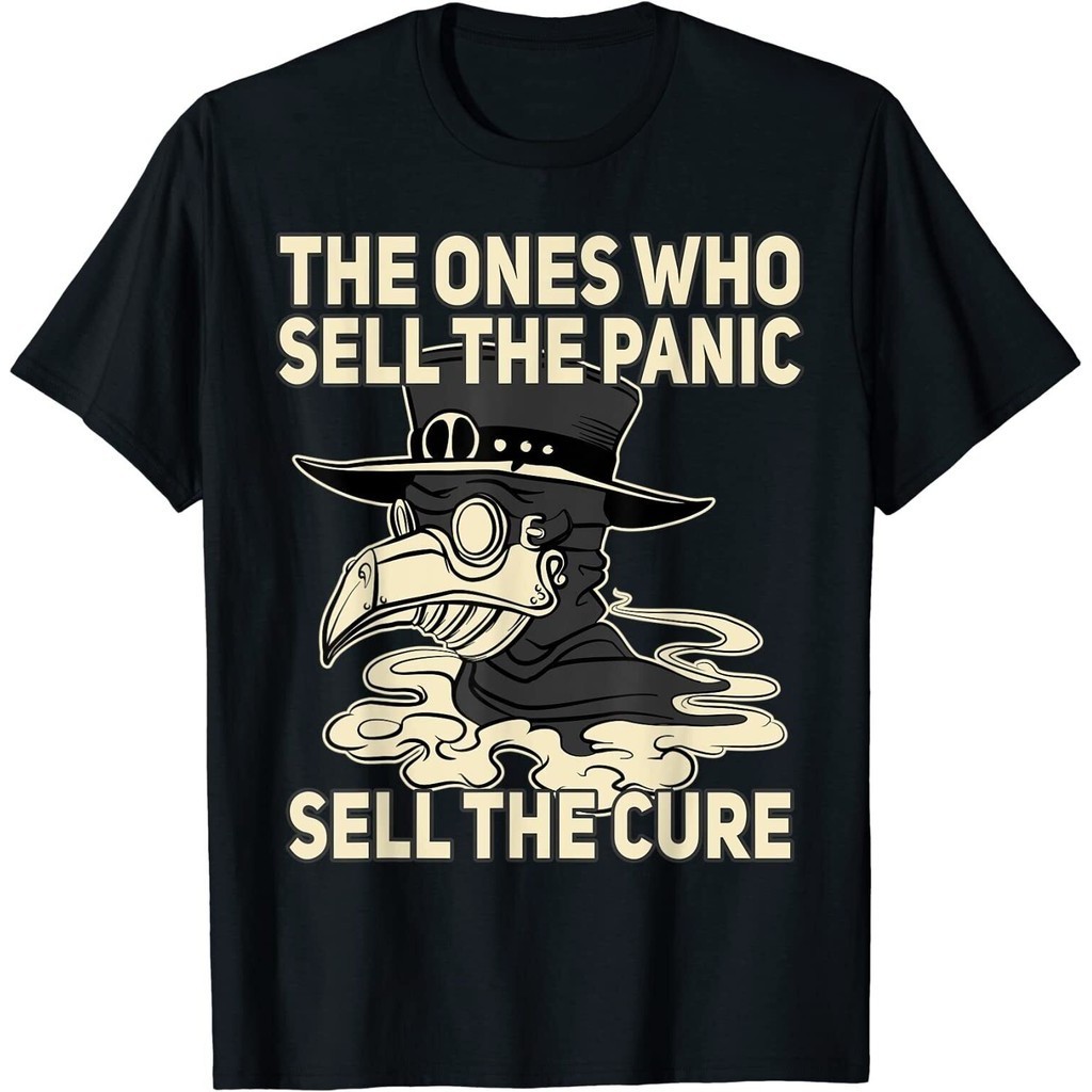 Plague Doctor - The Ones Who Sell The Panic Sell The Cure T-Shirt ...