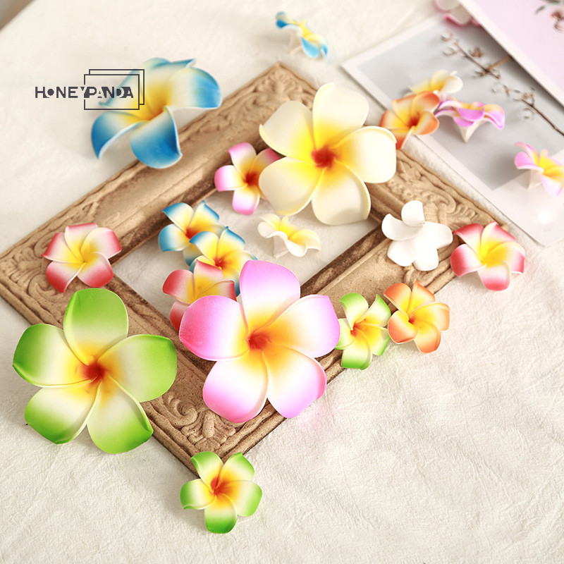 honeypanda Summer Plumeria Flower Hair Clips For Women Girls Cute Hairpins Egg Flower Barrettes