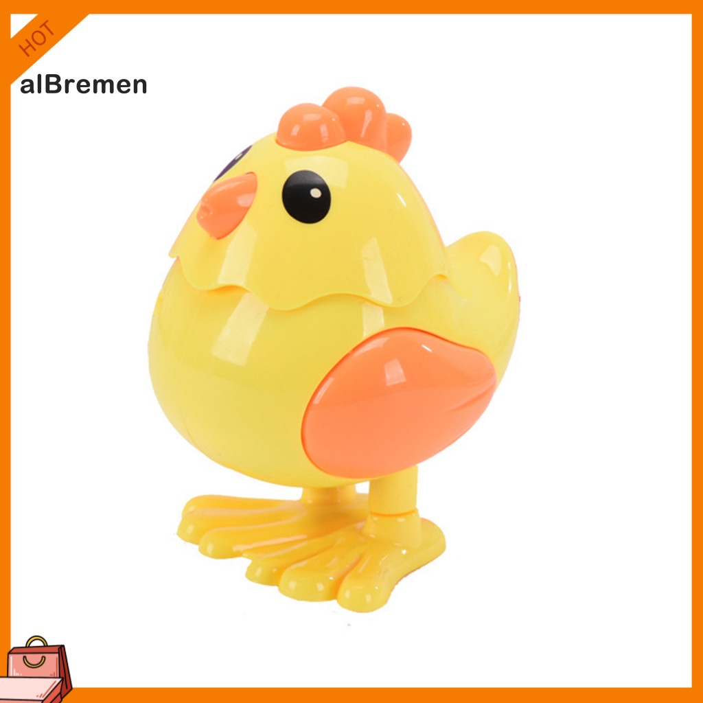(New) Kid Clockwork Toy Cute Wind-up Chick Interactive Chick Shape Wind ...