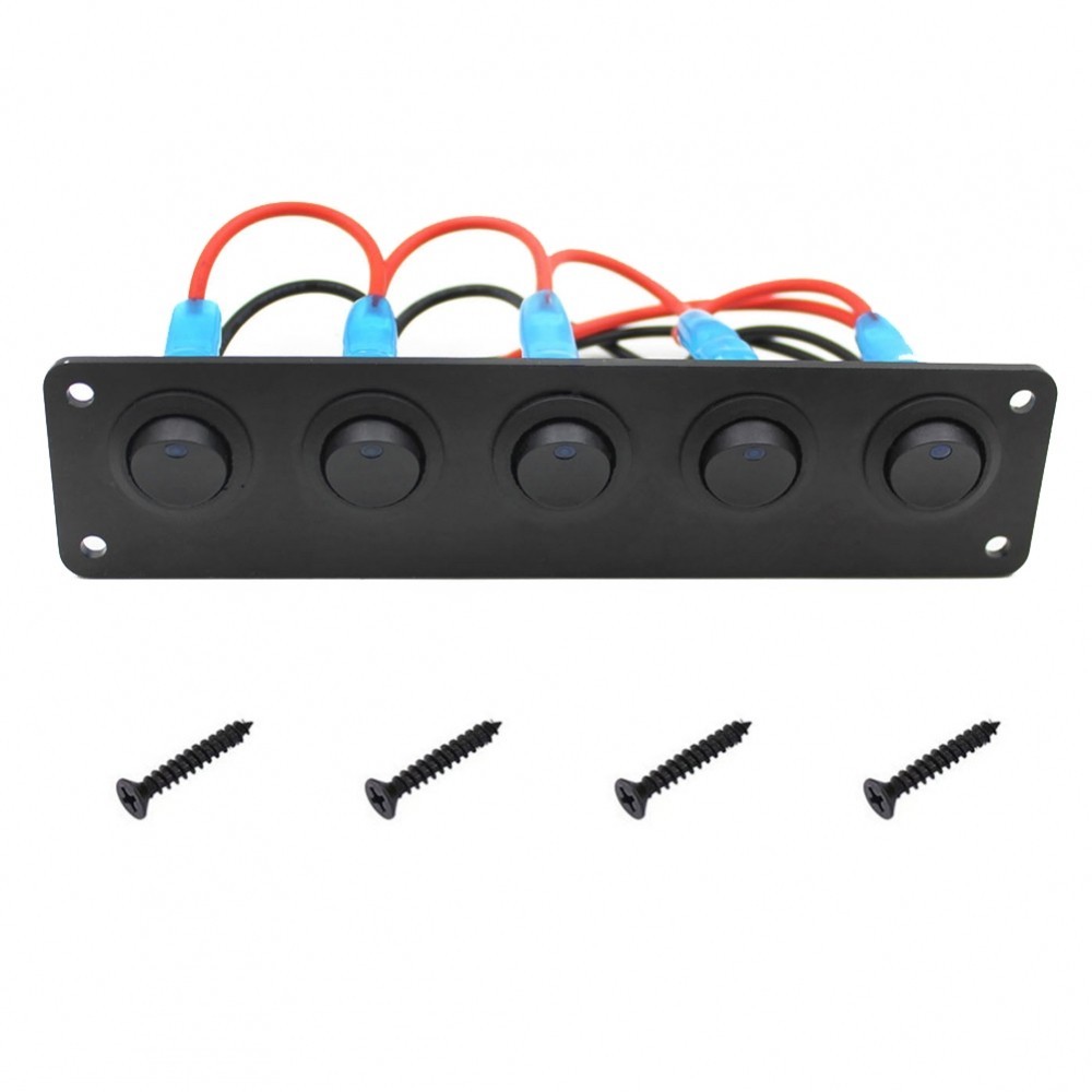 【GTTR】Innovative 5 Way Illuminated Rocker Switch Designed for Vehicle ...