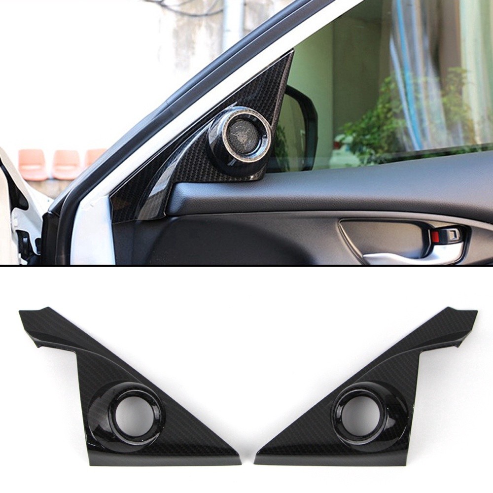 Red Upper Side Door Speaker Surrounding Ring Decoration For 2016-21 Ho - Foto 9