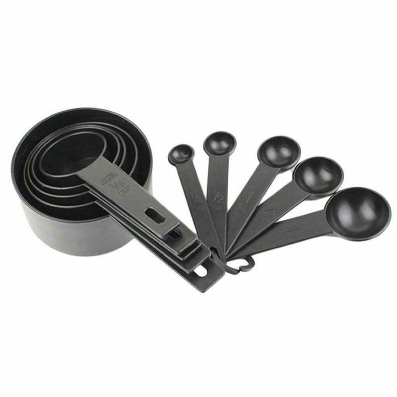 10pcs Spoon Set Kitchen Baking Cooking Kitchen Plastic Measuring Cups ...