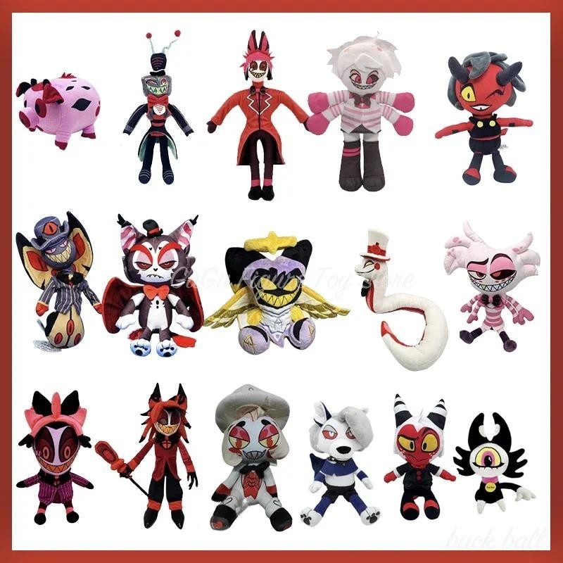 37cm Hazbin Hotel Anime Plush Doll Charlie Morningstar Vaggie Alastor ...