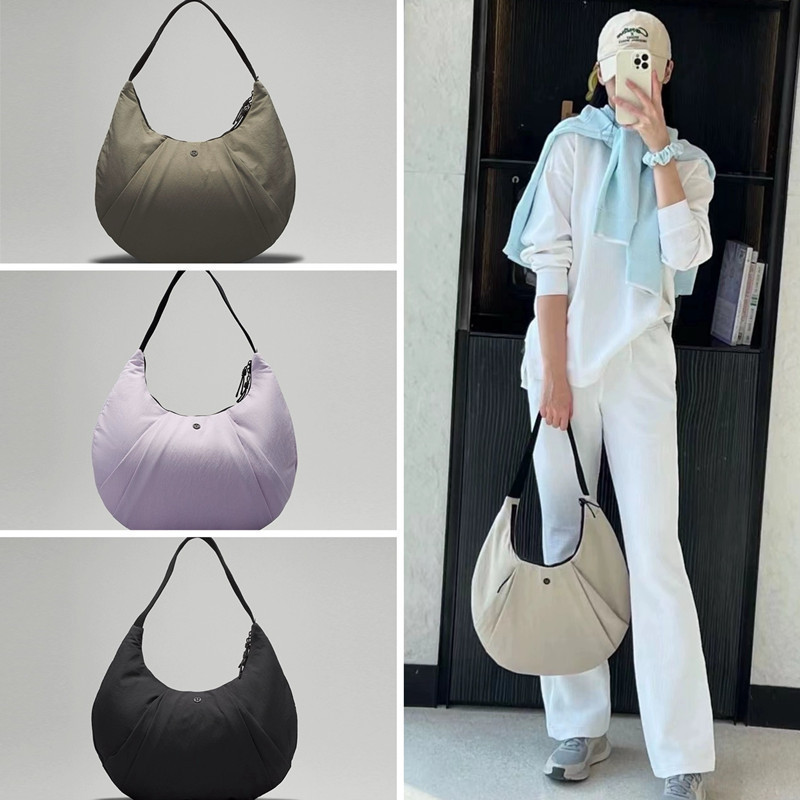 バッグ pleats croissant one shoulder bag Lululemon Pleated Shoulder Bag 10l Yoga Leisure Sports One