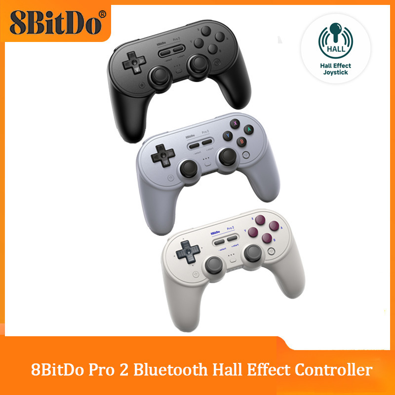 8Bitdo NEW Pro 2 Bluetooth Gamepad Hall Effect Joystick For Nintendo ...