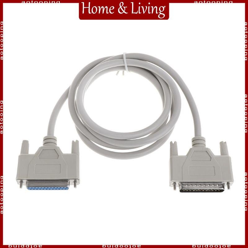 AOTO DB25 Extension Cable Male To Male To Female 25 Pin Line Parallel ...
