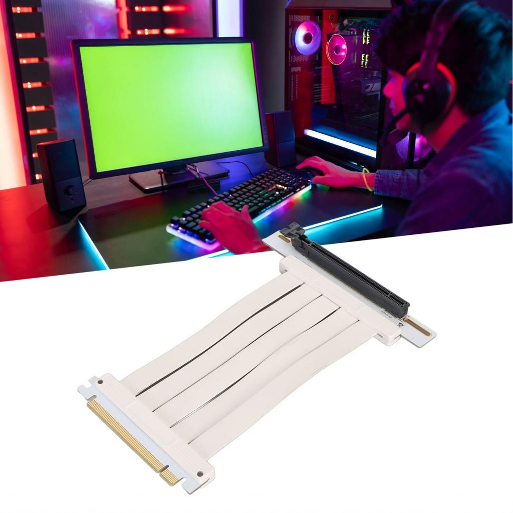 Sudi Graphics Card Extension Cable PCIE 4.0 X16 Foldable 90 Degree High ...