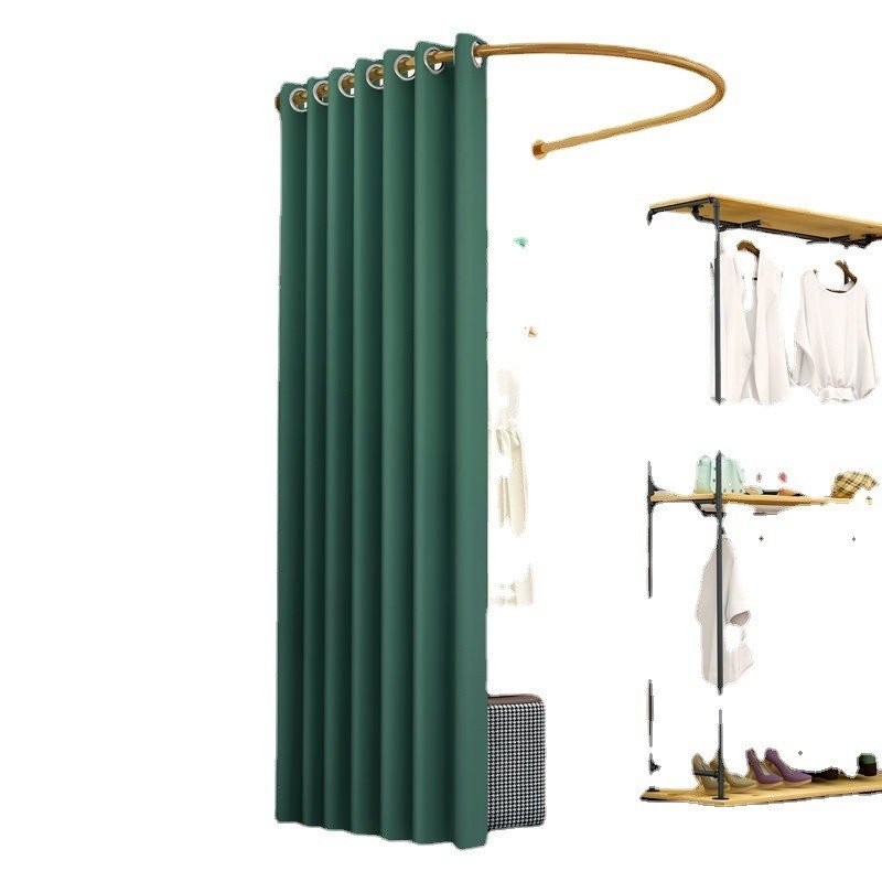 Cross-border Shopping Mall Clothing Store U-Shaped Fitting Room Simple ...