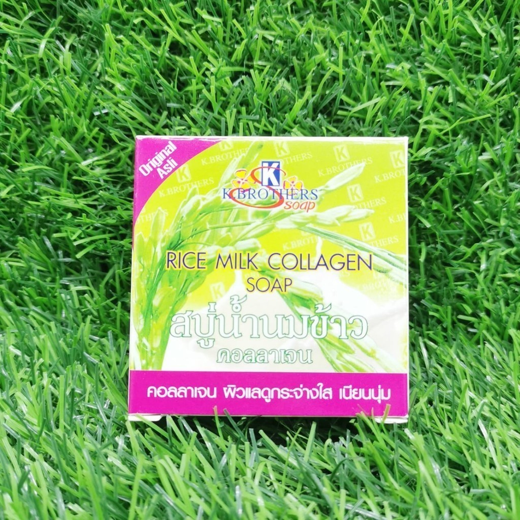 RICE MILK SOAP COLLAGEN 60G K BROTHER (SABUN SUSU BERAS) Shopee Malaysia