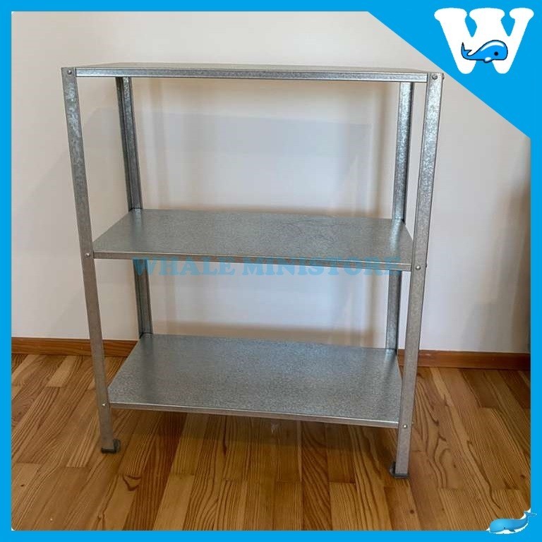 Ikea stainless store steel shelving unit