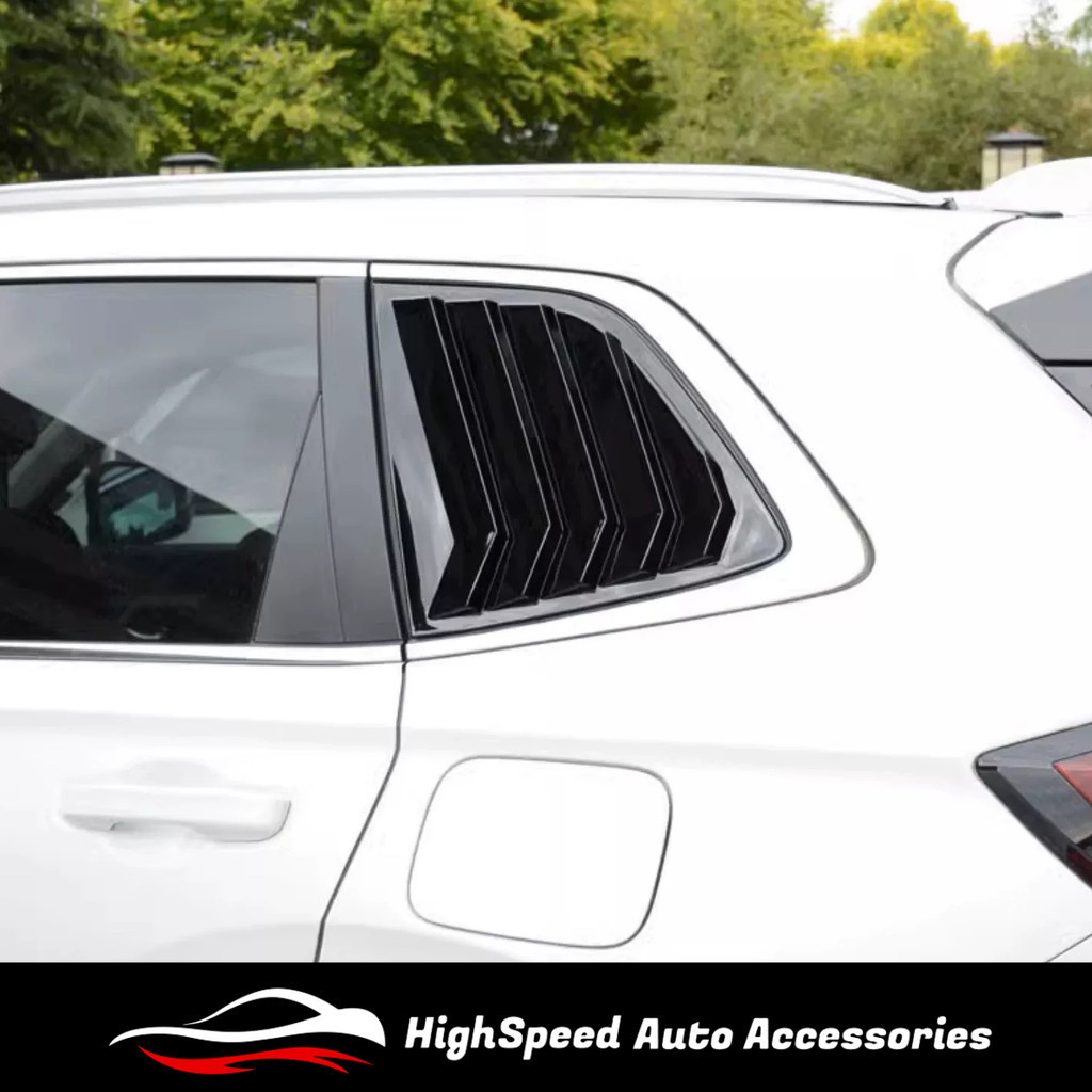 Honda CRV (20232024) Carbon Fiber Rear Window Louvers Vents Cover