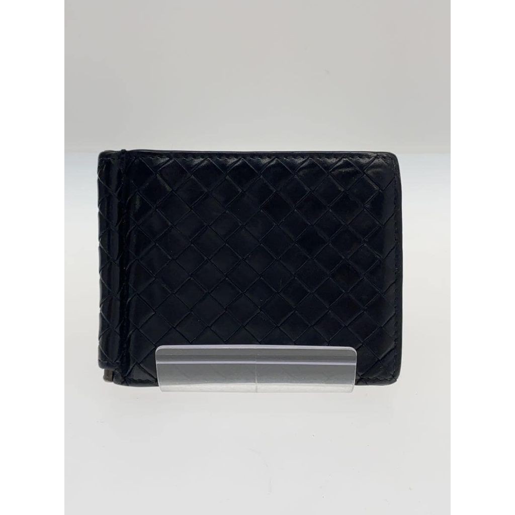 Bottega Veneta Bi-fold Wallet Leather Mens Black Direct From Japan 