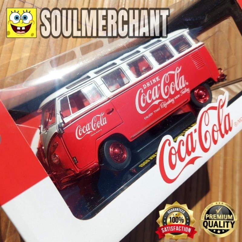 M2 COCA COLA CHASE CAR 1/24 1960 VW VOLKSWAGEN MICROBUS DELUXE USA