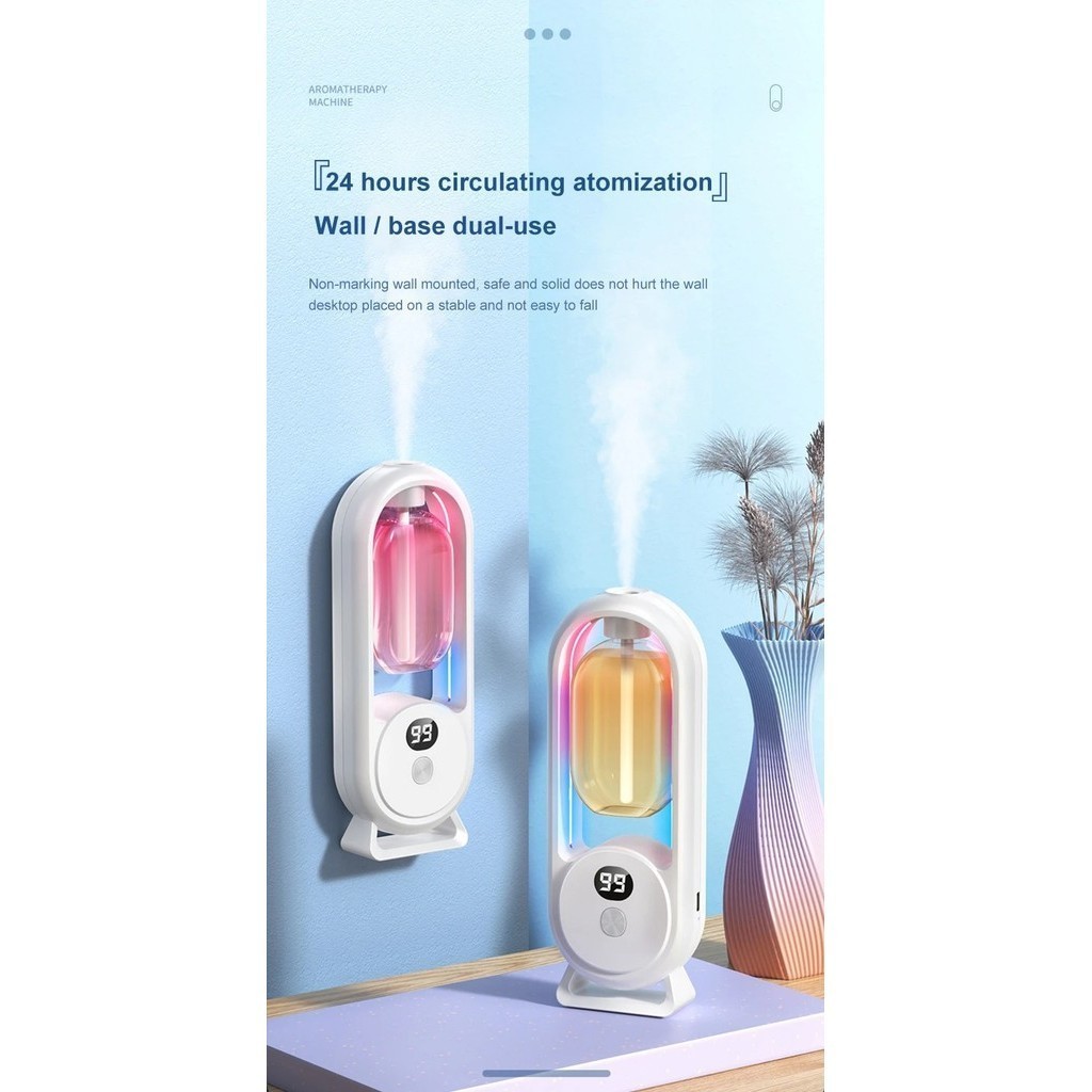 Wall-mounted Automatic Aromatherapy Machine Automatic Spray Diffuser ...