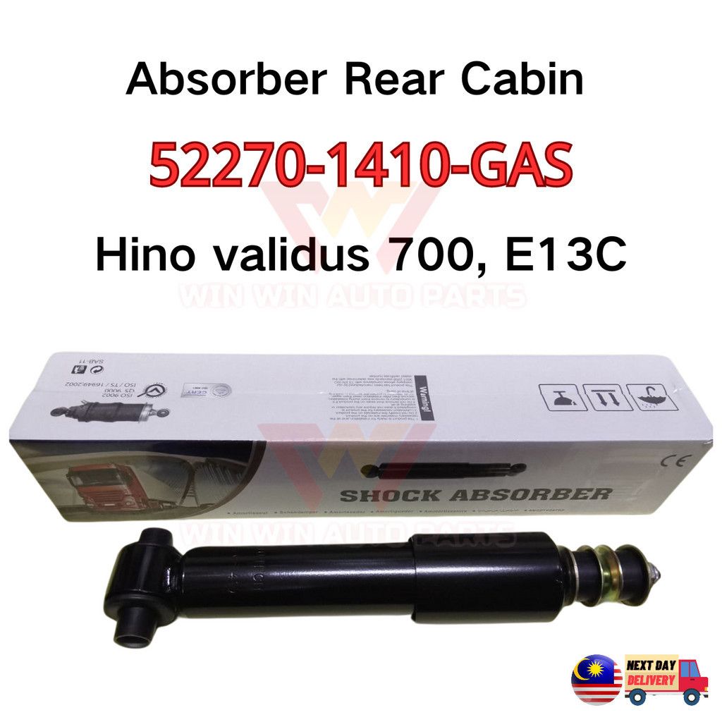 52270-1410-GAS Hino Validus 700, E13C, Belakang /Rear Cabin Absorber ...