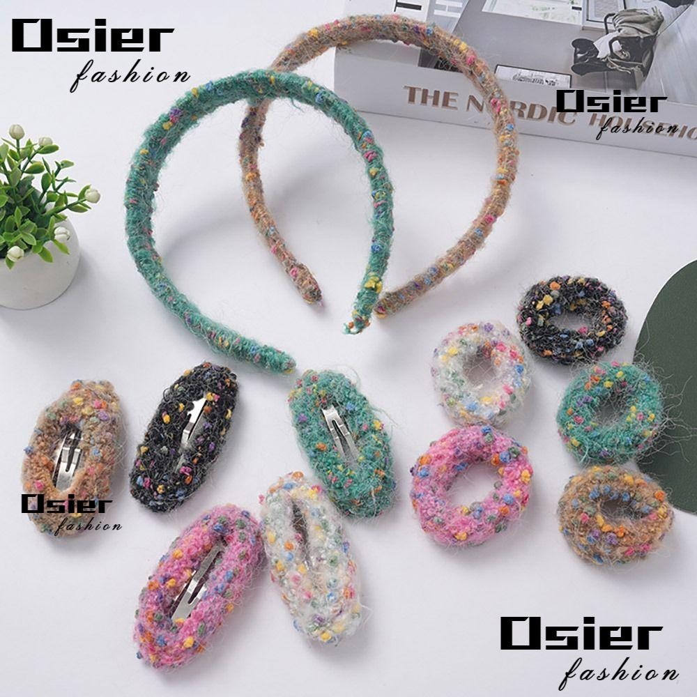 OSIER Hair Jaw Clips, Stylish Large Plush Hair Claw, Accessories Furry