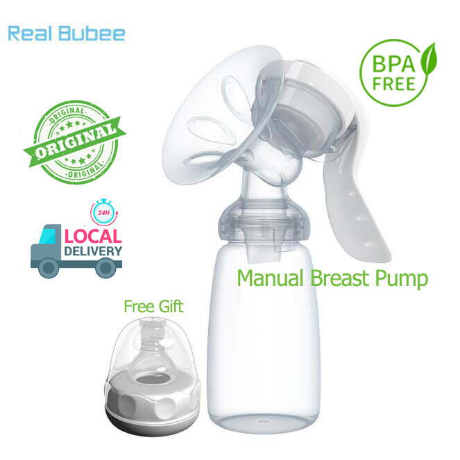 BPA FREE REAL BUBEE Manual Breast Pump Real Bubee Breast Milk Pam Susu