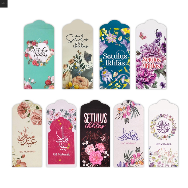 2024 Sampul Duit Raya Floral Duit Raya | Shopee Malaysia