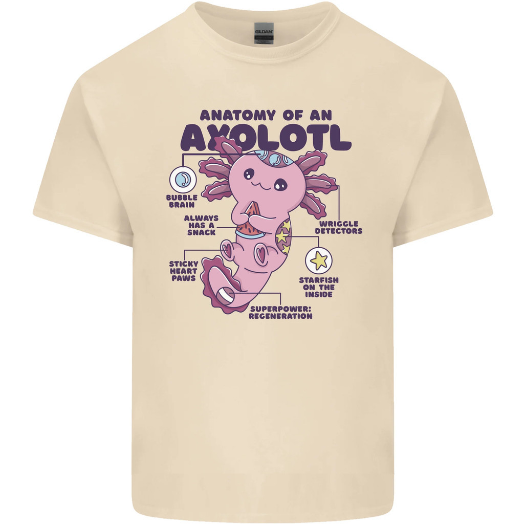 Axolotl Anatomy Mens Tshirt Tee | Shopee Malaysia